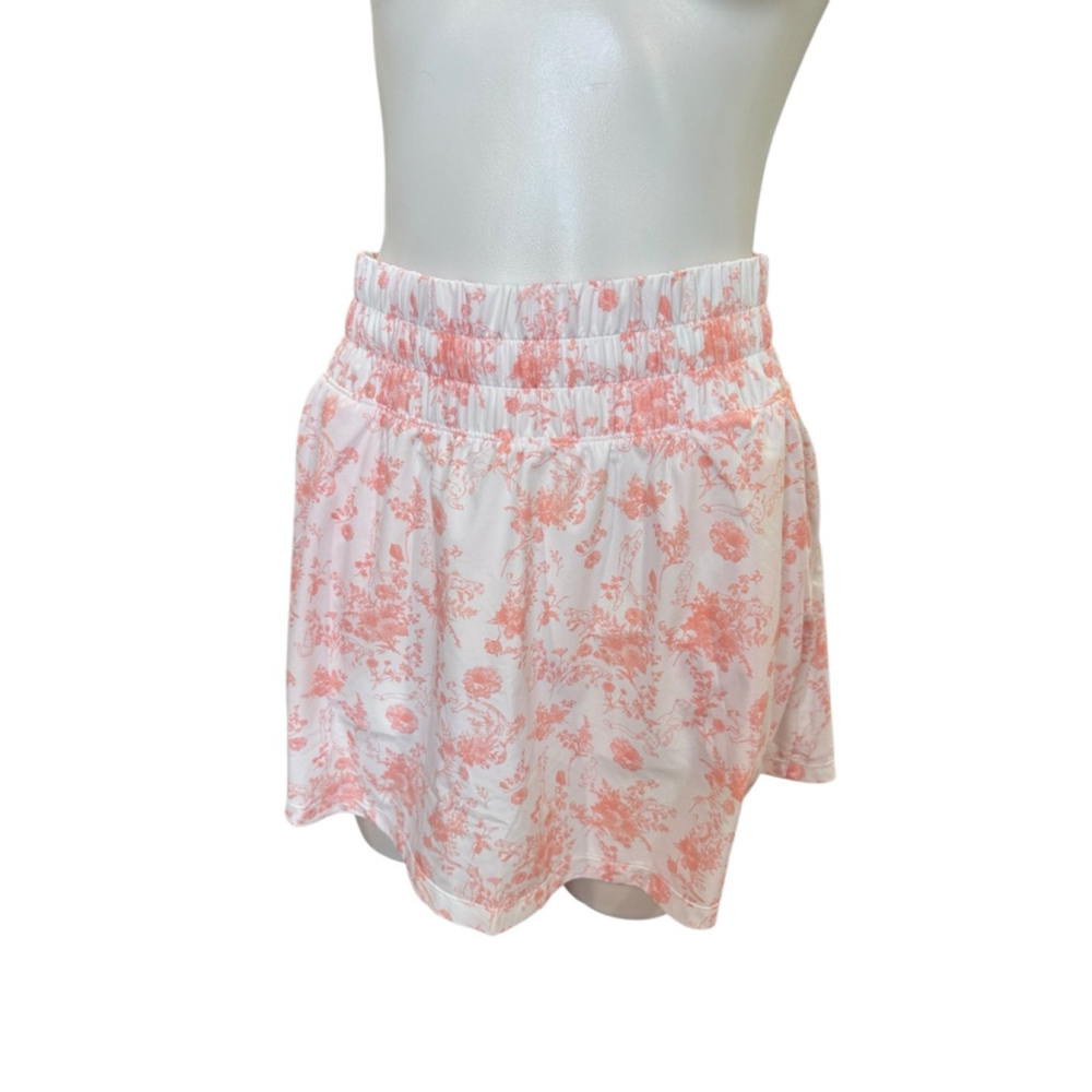 Women's Puma White Pink Floral golf skirt XS